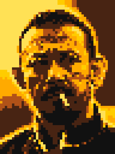 像素画_百格画_积木画_格子画_钻石画_拼豆豆_让子弹飞 张牧之